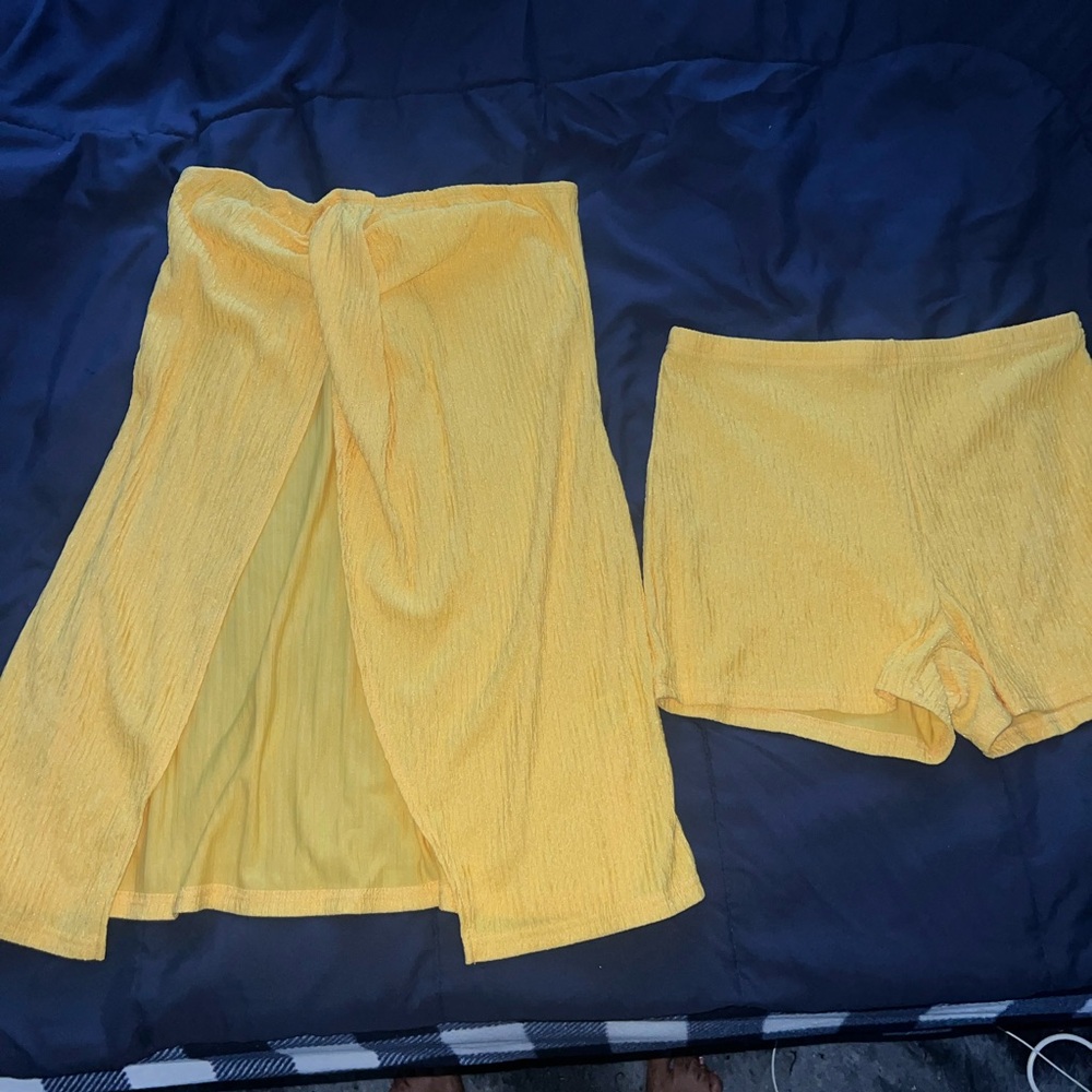 Vibrant Yellow two piece set